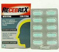 Recebrex (20 Tablet) Multicerebral with Vitamins, Memory, and Mental Fatigue Physical, Overloading Work Study, Combat Stress