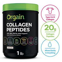 Orgain Grass Fed Hydrolyzed Collagen Peptides Protein Powder - Paleo & Keto Friendly, Amino Acid Supplement, Pasture Raised, Dairy Free, Non-GMO, Type I and III, 1 Pound (Packaging May Vary)