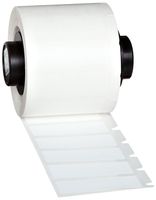 Brady PTL-29-489 TLS 2200 and TLS PC Link 1.5" Width x 0.5" Height, B-489 Ultra Aggressive Polyester, Matte Finish White BradyBondz Label (500 per Roll)