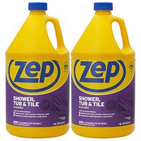 Zep Shower Tub and Tile Cleaner 1 Gallon ZUSTT128 (Case of 2) - No Scrub Pro Formula