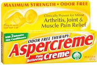 Aspercreme Pain Relieving Creme - 1.25 oz, Pack of 6