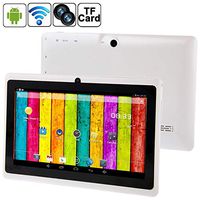 SHENGMASI Tablet PC, 512MB+4GB, Android 4.2.2, 7.0 inch, 360 Degrees Menu Rotation, Allwinner A33 Quad-core, Bluetooth, WiFi(Purple) (Color : White)