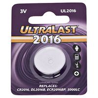 Ultralast - Watch/Electronic Lithium Button Cell Battery Retail Pack - Dl1216b Equivalent "Product Category: Button/Coin Cell Batteries/Cr1025, 1216, 2325, 2430"