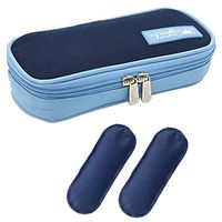 Goldwheat Portable Insulin Cooler Bag Diabetic Organizer Medical Travel Cooler Pack with 2 Ice Pack