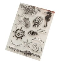 RingBuu Transparent Clear Silicone Stamp for DIY Scrapbooking Photo Album Decor