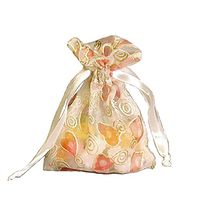 Hearts Printed Organza Bags 3 1/2" X 5" | Quantity: 30