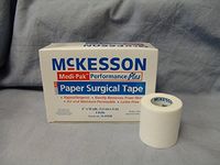 2 Pack McKesson 2" Paper Surgical Tape (12 Rolls) 16-47320