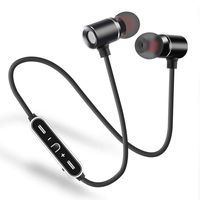 Betfandeful Neck-Mounted Bluetooth Headphones - Bluetooth 4.1 Wireless Magnetic Sports Headphones, Stereo Earbuds snug fit for Running, Built in mic