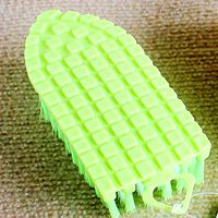 Multi-function brush Bendable brush Bathtub bathroom brush Kitchen sink brush Faucet brush laundry brush shoe brush toilet brush tile brush cleaning brush (Green)