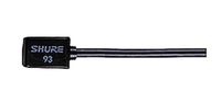 Shure WL93 Series Subminiature Condenser Lavalier Microphones,WL93- Black, with 4-foot (1.2 m) Cable