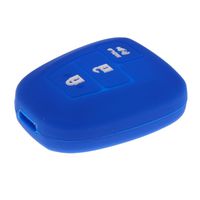 MonkeyJack Car Key Silicone Protective Case Cover for Toyota Prius C Tundra RV-4 Highlander - Royal Blue