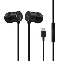 OnePlus USB C Bullets Earphones for OnePlus 6T/7/7PRO/7T in-Ear Type C Headphones, Built in ADC/DAC, Noise Isolating, Microphone/Inline Controls, Lightweight, Original Packaging (Black)