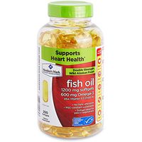 Member's Mark 1200mg Double Strength Wild Alaskan Fresh Fish Oil (200 ct.) (Pack of 6)