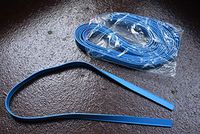 LB9 Squeegee Replacement Rubber Blue SOFT 42 inch (3.6 ft) (QUANTITY 5)