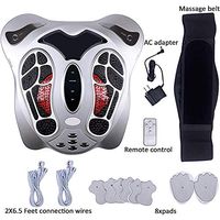 Foot Circulation Stimulator Shiatsu Foot Massager with Acupuncture and Infrared Therapy Function with Vibration Infrared Heat Massager Deep Kneading Therapy for Chronic Pain Relief