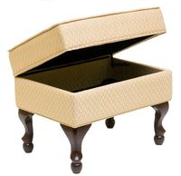 Risedale Storage Ottoman Color: Bisque