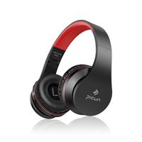 SLUB Bluetooth 5.0 Headphones Over Ear Wireless/Wired/TF Built in Mic 28H Play Time Hi-Fi Deep Bass HD Stereo Sports Active Noise Cancelling Foldable Headset Touch-Control for Cell Phone/PC