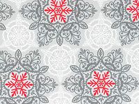 Holiday Classic - Christmas Lace 24"x833' Gift Wrap Full Ream Roll (1 roll) - Wraps -M5461F24