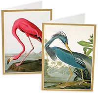 Caspari Audubon Birds Boxed Note Cards - 8 Note Cards & Envelopes