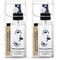 Koala Kleaner Alcohol Free Eyeglass Lens Cleaner Travel Size Spray Care Kit | Proudly USA Made | 4oz + 2 Cloths in Vinyl Cases