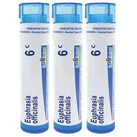 Boiron Euphrasia officinalis 6c, 80 pellets, homeopathic Medicine for Abundant and irritating Eye Discharge, 3 Count