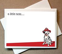 Dalmatian Note Cards (24 Non-Foldover Cards and Envelopes)