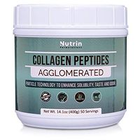 Nutrin Formulations Collagen Peptides Agglomerated Protein Unflavored - Grass-Fed Pasture-Raised Bovine - Non-GMO - BSE-Free - Gluten-Free - Type I & III