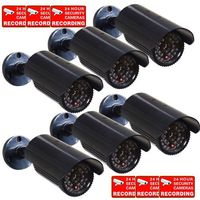 VideoSecu 6 Pack Fake Security Cameras Dummy IR Infrared LED Light CCTV Surveillance CNG