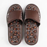 Mr. Zhang Acupressure Foot Massage Slippers Sandals Reflexology Tools Health Shoes Relaxation Gifts for Parents shiatsu Foot Massager (Size : 44-45)