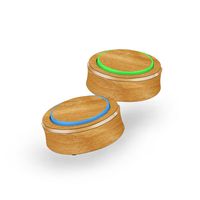 MightySkins Skin Compatible with Amazon Echo Button (Pack of 2 Skins) - Birch Grain | Protective, Durable, and Unique Vinyl Decal wrap Cover | Easy to Apply, Remove | Made in The USA
