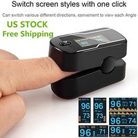Fingertip Pulse Oximeter Blood Oxygen Sensor,Blood Oxygen Meter,Oxygen Meter Portable Digital Blood Oxygen FDA Approved Pulse Sensor Meter with Alarm and Pulse Rate Monitor for Adults and Children