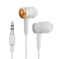 Lots of Potatoes Novelty in-Ear Earbud Headphones - White