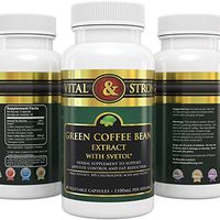 Vital & Strong Green Coffee Bean Extract with Svetol 120 Count