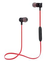 Jave Bluetooth Headphones Wireless Sports Earbuds Sweatproof Headset Magnetic attraction Stereo Earphones for Running Workout Gym Noise Cancelling(Red)