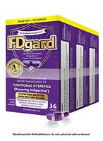 FDgard® for The Dietary Management of Functional Dyspepsia (Recurring Indigestion) Symptoms Including, Abdominal Discomfort, Difficulty Finishing a Meal, Bloating†*, Nausea, 108 Capsules