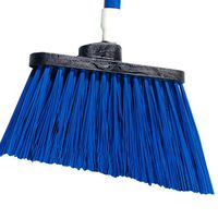 56" Sparta Spectrum Duo-Sweep Angle Broom with Blue Bristles