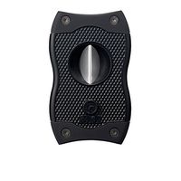 Colibri SV-Cut Two-in-One Cigar Cutter - Black & Black