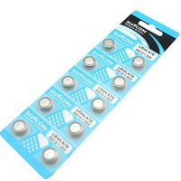 10pcs LR44/A76 Alkaline Cell Coin Button Battery