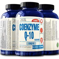 UBB CoQ10 100mg Gluten Free, Dairy Free, Heart Health, Cardiovascular Health, Cellular Energy Production (60 Count)
