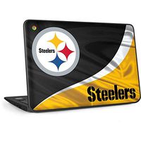 Skinit Decal Laptop Skin for Chromebook 11 G6 EE - Officially Licensed NFL Pittsburgh Steelers Design