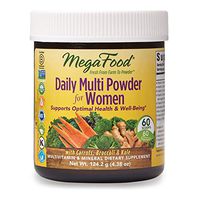 MegaFood, Daily Multi Powder for Women, Supports Optimal Health, Multivitamin and Mineral Supplement, Gluten Free, Vegetarian, 4.38 oz (60 Servings)