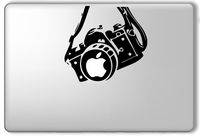 Camera Apple Lens Nikon Cannon - Apple Macbook Laptop Vinyl Sticker Decal