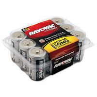 RAY-O-VAC Ultra Pro Alkaline Batteries, D, 12/Pack, New