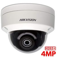 Hikvision 4MP H265+ 2K HD 2.8mm Lens DS-2CD2143G0-I PoE IP Network Dome Security Camera with EXIR 98ft Night Vision, Smart H.265+ WDR, SD Card Slot, ONVIF, IP67 [English Version]