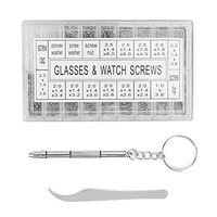 Eyeglass Sunglasses Repair Kit, 1000Pcs Tiny Screws accessories Stainless Steel with Tweezers Nut Washer Micro 3 in 1 Screwdriver Tool for Watch Clock Spectacle Eyewear Repairing