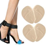 Metatarsal Pad, 2 Pairs Anti-slip Ball of Foot Cushions Pads Inserts Gel Forefoot Insoles for Women High Heels Sandals Pumps, Relieve Metatarsal Foot Pain