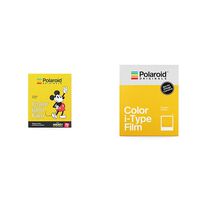 Polaroid Originals Limited Edition Color Film for 600 - Mickey's 90th Anniversary Edition (4860) &  Originals Instant Film Color Film for I-TYPE, White (4668)