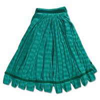 Rubbermaid Commercial T81206GRE Tube Mop, Microfiber, Green, Medium, 1-in Green Headband (Case of 6)