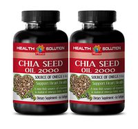 Oleic Acid Pills - CHIA Seed Oil 2000 - Boost Concentration (2 Bottles)