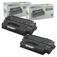 LD Compatible Toner Cartridge Replacement for HP 53X Q7553X High Yield (Black, 2-Pack)